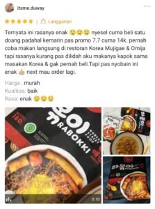 Testimoni rabokki 5